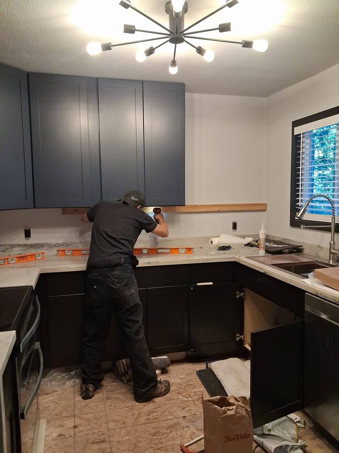 Finish carpentry and cabinet work